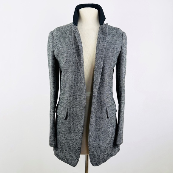 Sportmax Max Mara gray wool blend blazer